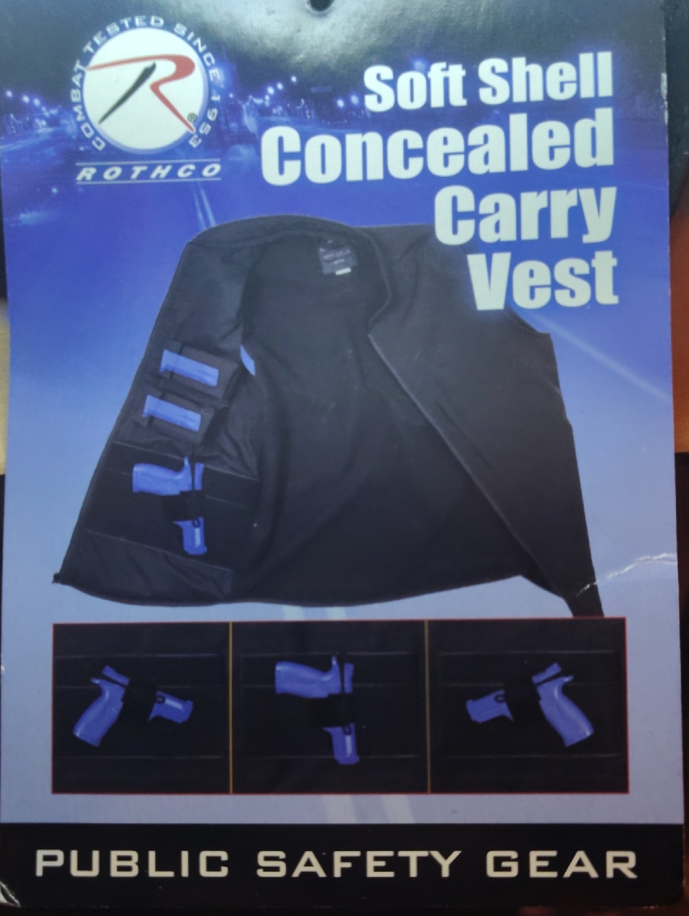 🇺🇸Rothco Soft Shell Concealed Carry Vest🇺🇸